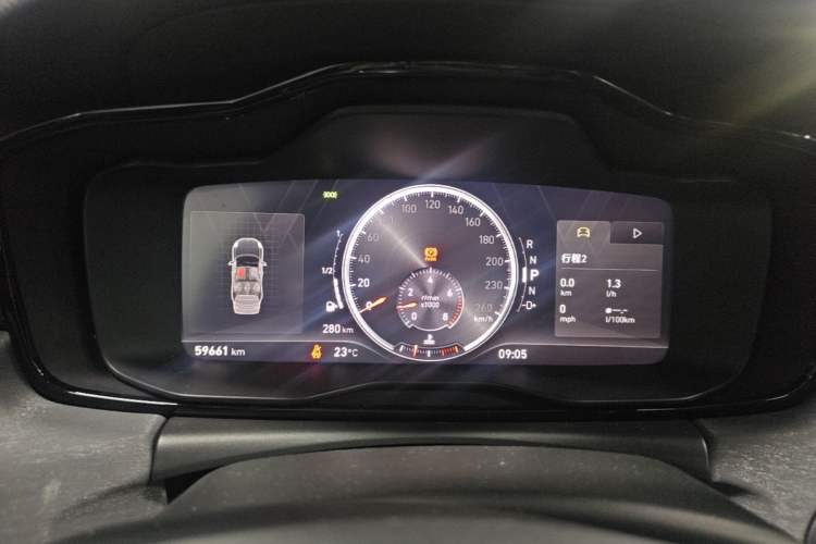 Used Lynk & Co 02 2019 1.5T DCT Two-Wheel Drive Pro Edition China VI Standard Instrument Cluster