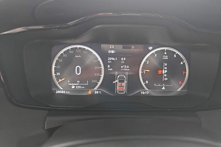 Used Lynk & Co 02 2019 1.5T DCT Two-Wheel Drive Pro Edition China VI Standard Instrument Cluster