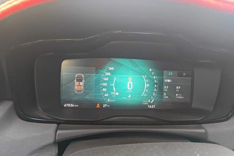 Used Lynk & Co 02 2019 High-Energy Edition 2.0T Automatic Two-Wheel Drive Rugged Version China VI Standard Instrument Cluster