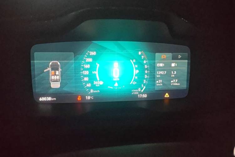 Used Lynk & Co 02 2019 1.5T DCT Two-Wheel Drive Sporty Version China VI Standard Instrument Cluster