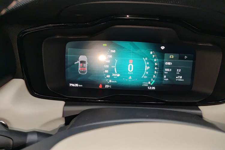 Used Lynk & Co 02 2019 1.5T DCT Two-Wheel Drive Shine Pro Edition China VI Standard Instrument Cluster