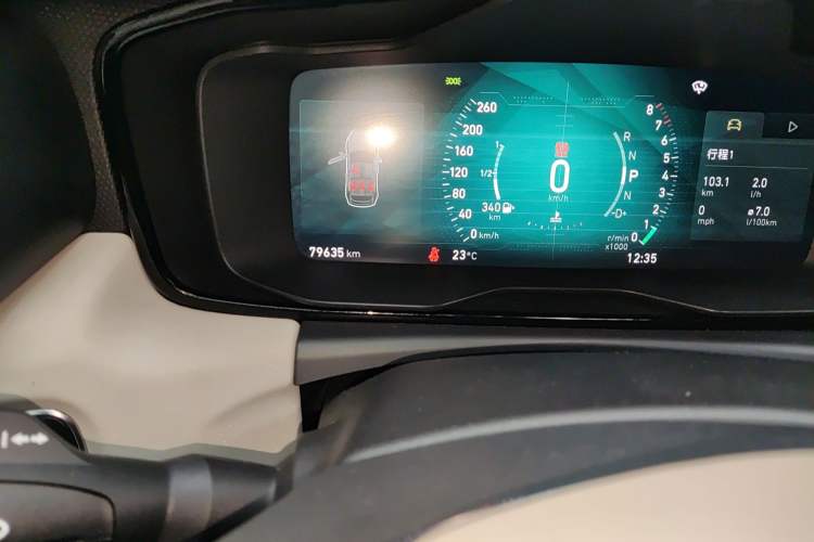 Used Lynk & Co 02 2019 1.5T DCT Two-Wheel Drive Shine Pro Edition China VI Standard Odometer Close Up