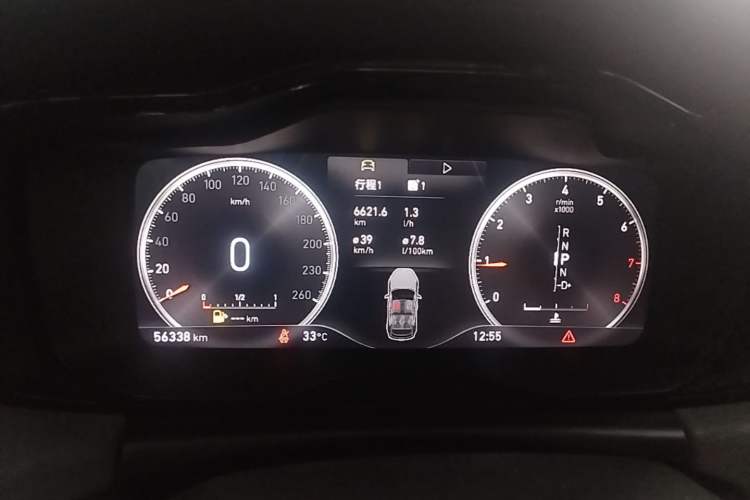 Used Lynk & Co 02 2019 1.5T DCT Two-Wheel Drive Pro Edition China VI Standard Instrument Cluster
