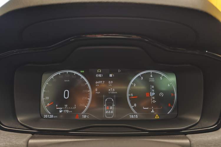Used Lynk & Co 02 2019 High-Energy Edition 2.0T Automatic Two-Wheel Drive Pro Version China VI Standard Instrument Cluster