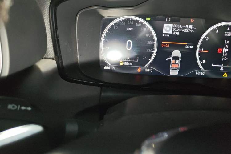 Used Lynk & Co 02 2019 1.5T DCT Two-Wheel Drive Sporty Version China VI Standard Odometer Close Up
