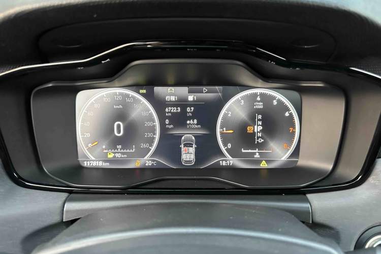 Used Lynk & Co 02 2019 1.5T DCT Two-Wheel Drive Pro Edition China VI Standard Odometer Close Up
