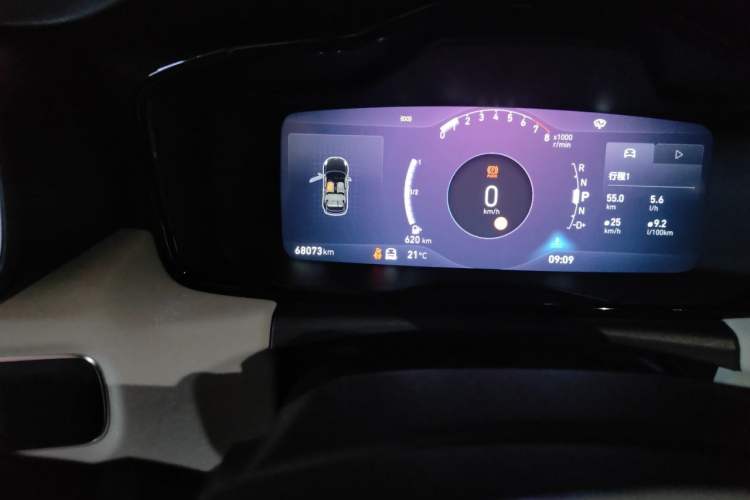 Used Lynk & Co 02 2020 High-Energy Edition 2.0T Automatic Two-Wheel Drive Shine Pro Edition Odometer Close Up