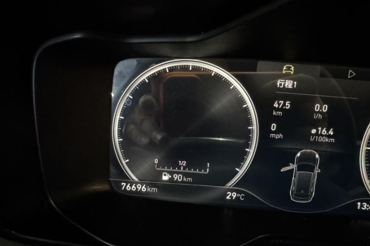Used Lynk & Co 02 2020 1.5T DCT Two-Wheel Drive Zhaopu Version Odometer Close Up