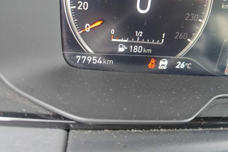 Used Lynk & Co 02 2020 1.5T DCT Two-Wheel Drive Zhaopu Version Odometer Close Up