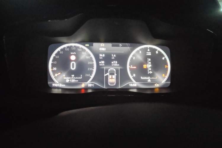 Used Lynk & Co 02 2020 1.5T DCT Two-Wheel Drive Zhaopu Version Instrument Cluster