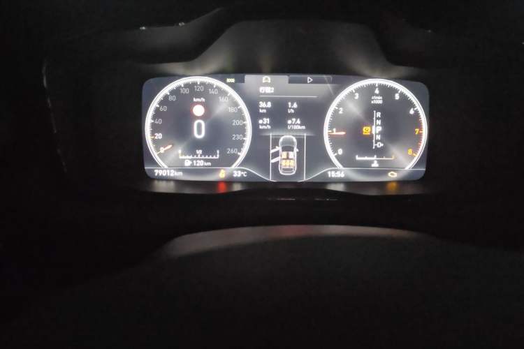 Used Lynk & Co 02 2020 1.5T DCT Two-Wheel Drive Zhaopu Version Odometer Close Up