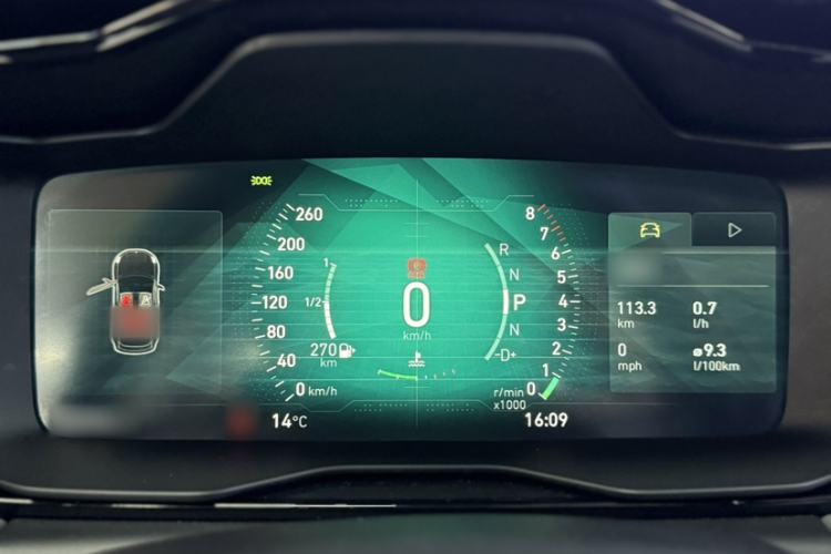 Used Lynk & Co 02 2020 1.5T DCT Two-Wheel Drive Zhaopu Version Instrument Cluster