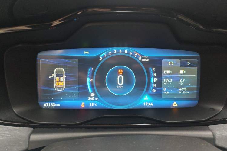 Used Lynk & Co 02 2020 1.5T DCT Two-Wheel Drive Zhaopu Version Instrument Cluster