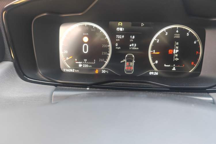 Used Lynk & Co 02 2020 High-Energy Edition 2.0T Automatic Two-Wheel Drive Shine Pro Edition Odometer Close Up