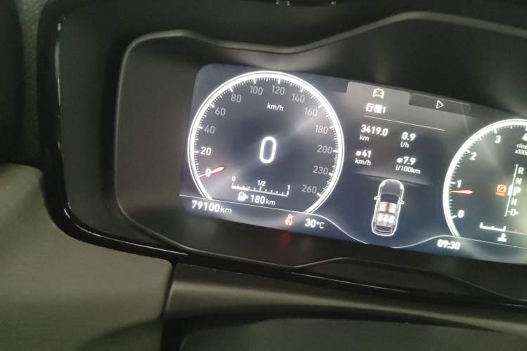 Used Lynk & Co 02 2020 High-Energy Edition 2.0T Automatic Two-Wheel Drive Shine Pro Edition Odometer Close Up