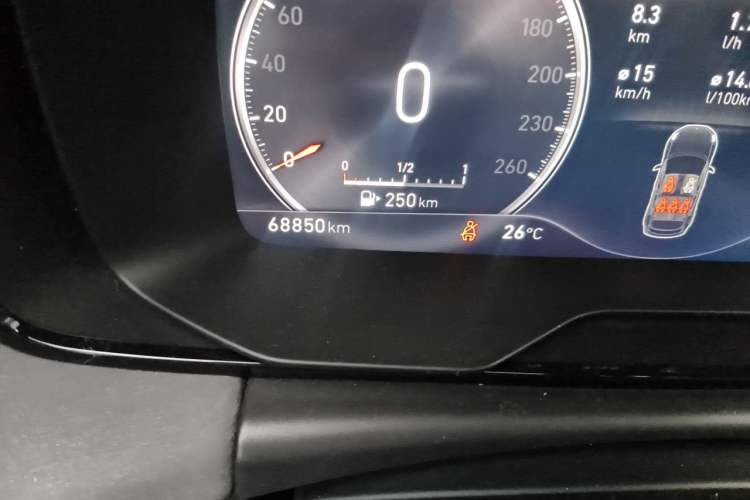 Used Lynk & Co 02 2020 1.5T DCT Two-Wheel Drive Zhaopu Version Odometer Close Up