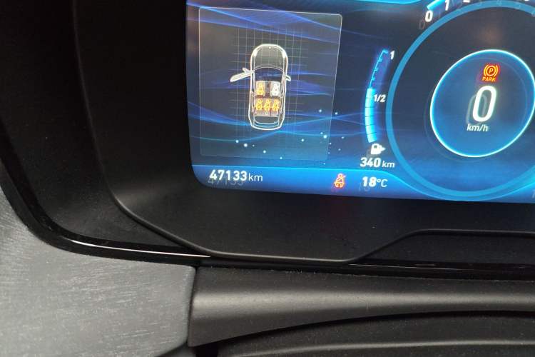Used Lynk & Co 02 2020 1.5T DCT Two-Wheel Drive Zhaopu Version Odometer Close Up