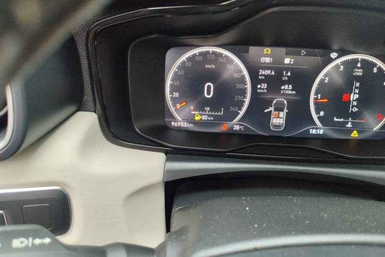 Used Lynk & Co 02 2020 High-Energy Edition 2.0T Automatic Two-Wheel Drive Shine Pro Edition Odometer Close Up