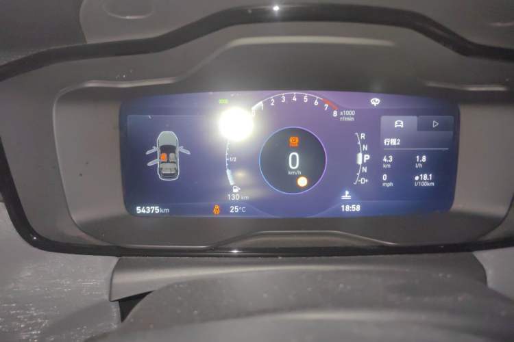 Used Lynk & Co 02 2020 1.5T DCT Two-Wheel Drive Zhaopu Version Instrument Cluster