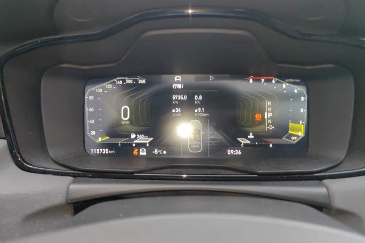 Used Lynk & Co 02 2021 2.0TD Automatic Two-Wheel Drive "Jin" Champion Edition Instrument Cluster