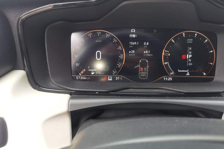 Used Lynk & Co 02 2021 2.0TD Automatic Two-Wheel Drive Zhaoshang Champion Edition Odometer Close Up
