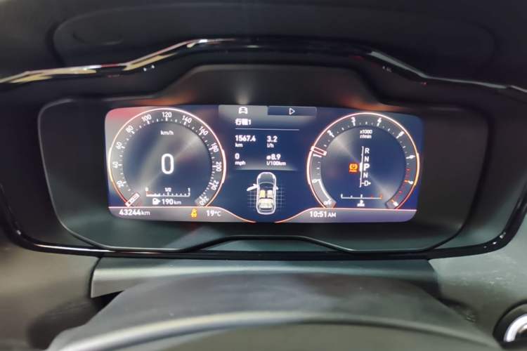 Used Lynk & Co 02 2021 1.5TD DCT Two-Wheel Drive Zhaoyao Plus Instrument Cluster