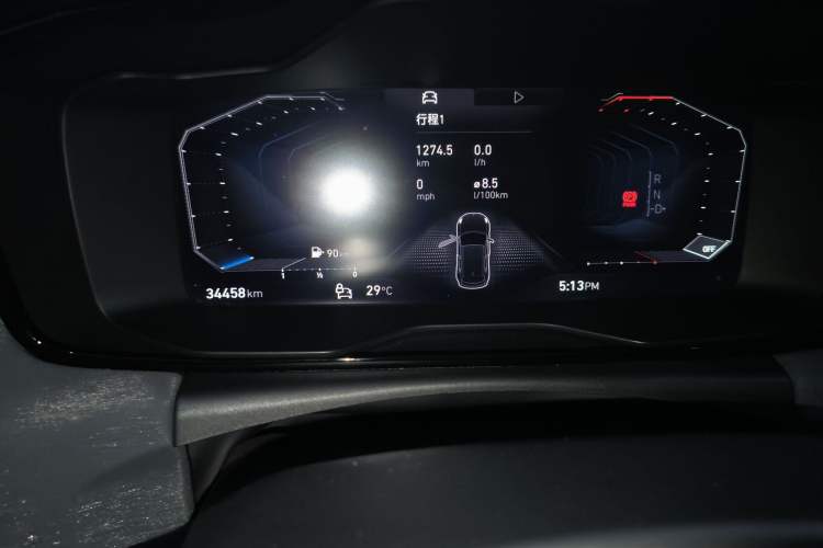 Used Lynk & Co 02 2021 2.0TD Automatic Two-Wheel Drive Zhaoshang Champion Edition Odometer Close Up