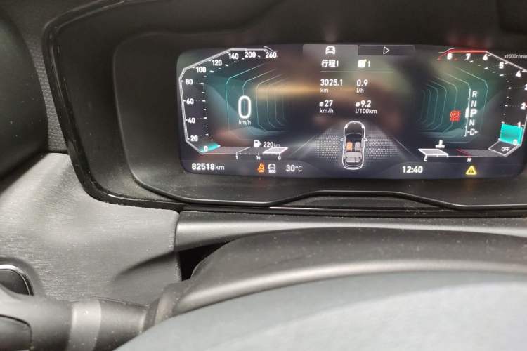 Used Lynk & Co 02 2021 1.5T DCT Two-Wheel Drive Zhaopu Odometer Close Up