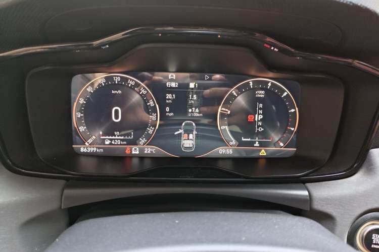 Used Lynk & Co 02 2021 2.0TD Automatic Two-Wheel Drive "Jin" Champion Edition Odometer Close Up