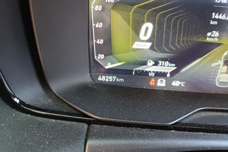 Used Lynk & Co 02 Hatchback 2021 2.0TD Halo Driving Control Kit Edition Odometer Close Up
