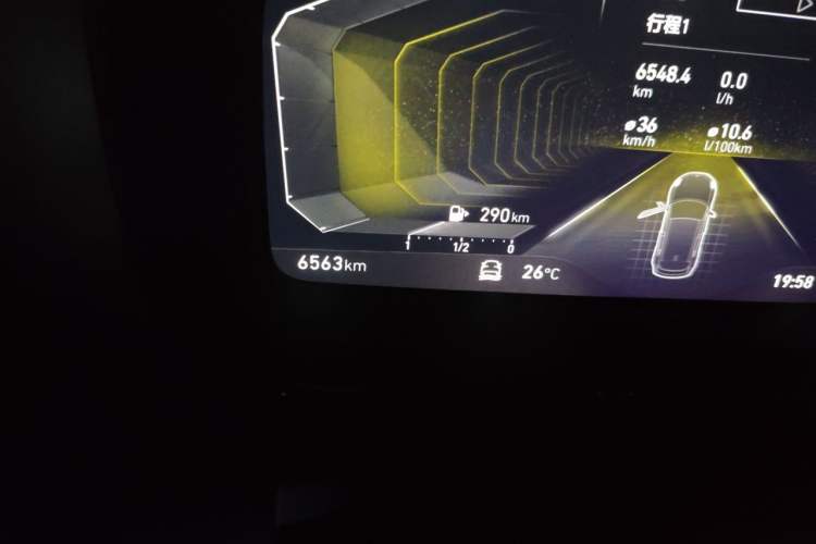 Used Lynk & Co 02 Hatchback 2021 2.0TD Halo Driving Control Kit Edition Odometer Close Up