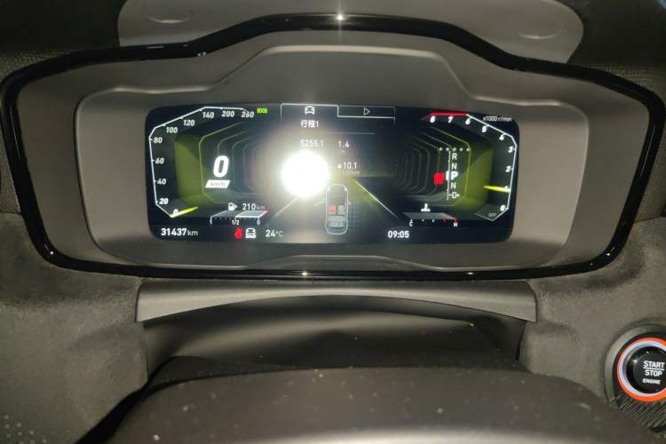 Used Lynk & Co 02 Hatchback 2021 2.0TD Halo Odometer Close Up