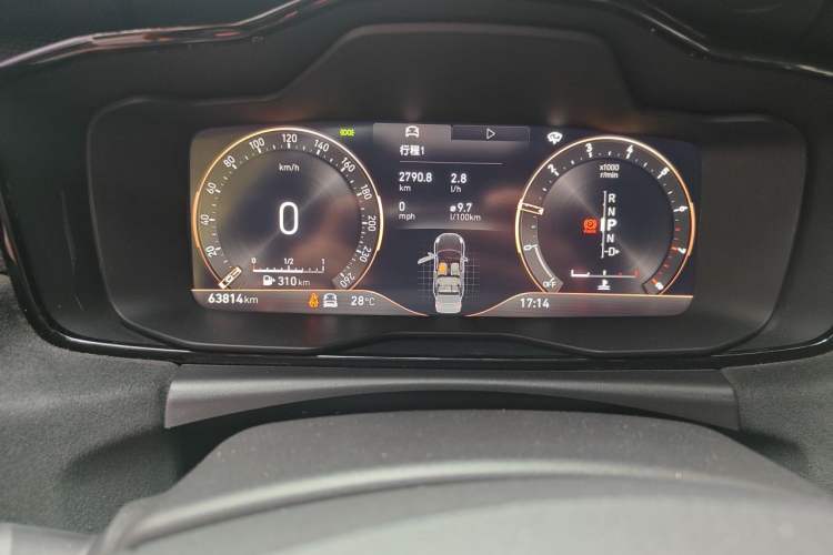 Used Lynk & Co 02 Hatchback 2021 2.0TD Halo Odometer Close Up