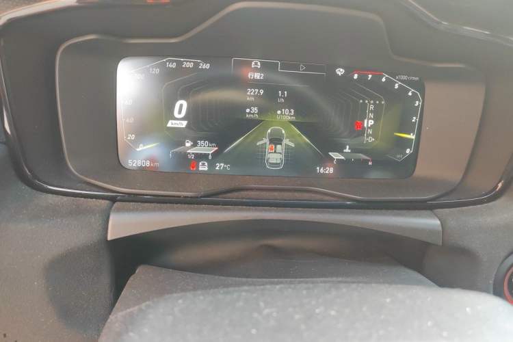 Used Lynk & Co 02 Hatchback 2021 2.0TD Halo Driving Control Kit Edition Odometer Close Up