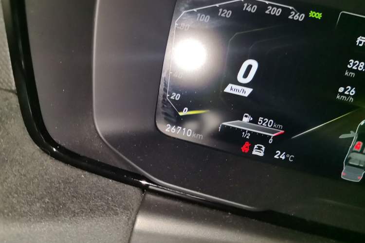 Used Lynk & Co 02 Hatchback 2021 2.0TD Halo Odometer Close Up