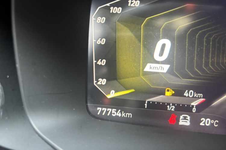 Used Lynk & Co 02 Hatchback 2021 2.0TD Halo Driving Control Kit Edition Odometer Close Up