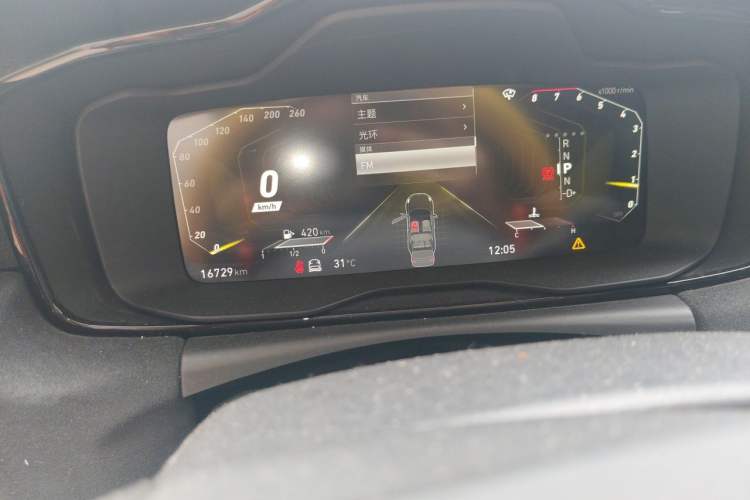 Used Lynk & Co 02 Hatchback 2021 2.0TD Halo Driving Control Kit Edition Odometer Close Up