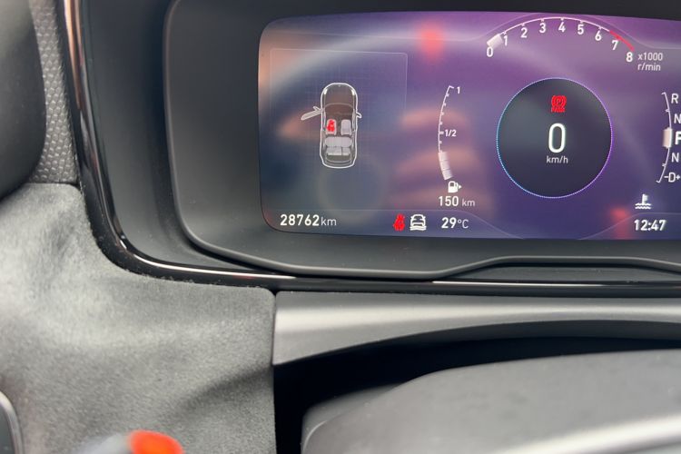 Used Lynk & Co 02 Hatchback 2021 2.0TD Halo Odometer Close Up