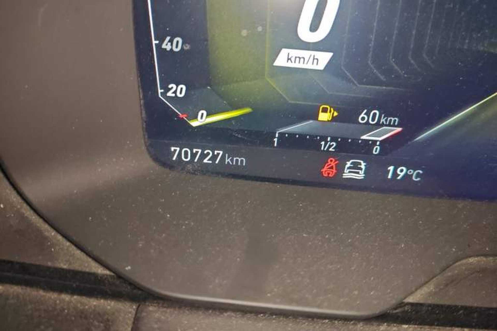 Used Lynk & Co 02 Hatchback 2021 2.0TD Halo Odometer Close Up