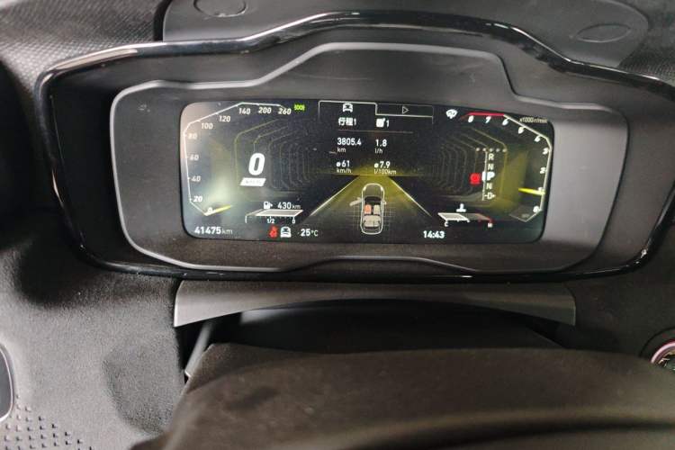 Used Lynk & Co 02 Hatchback 2021 2.0TD Halo Odometer Close Up