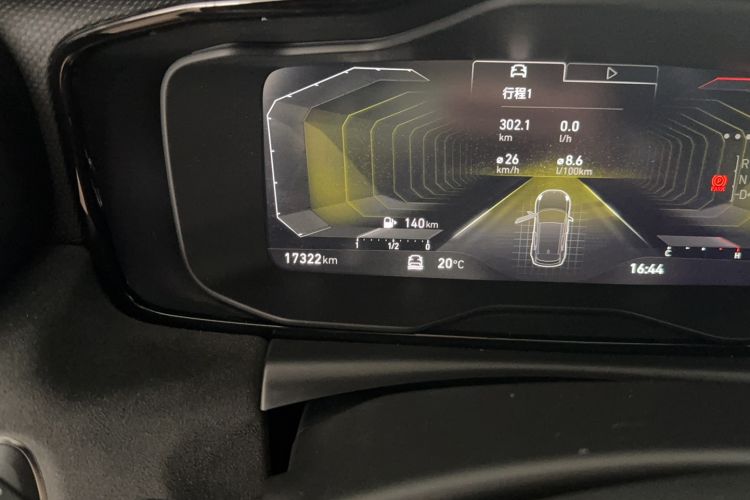 Used Lynk & Co 02 Hatchback 2021 2.0TD Halo Odometer Close Up