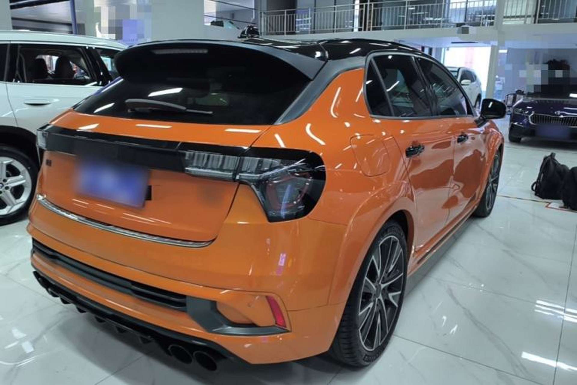 Used Lynk & Co 02 Hatchback 2021 2.0TD Halo Rear Right 45 Deg