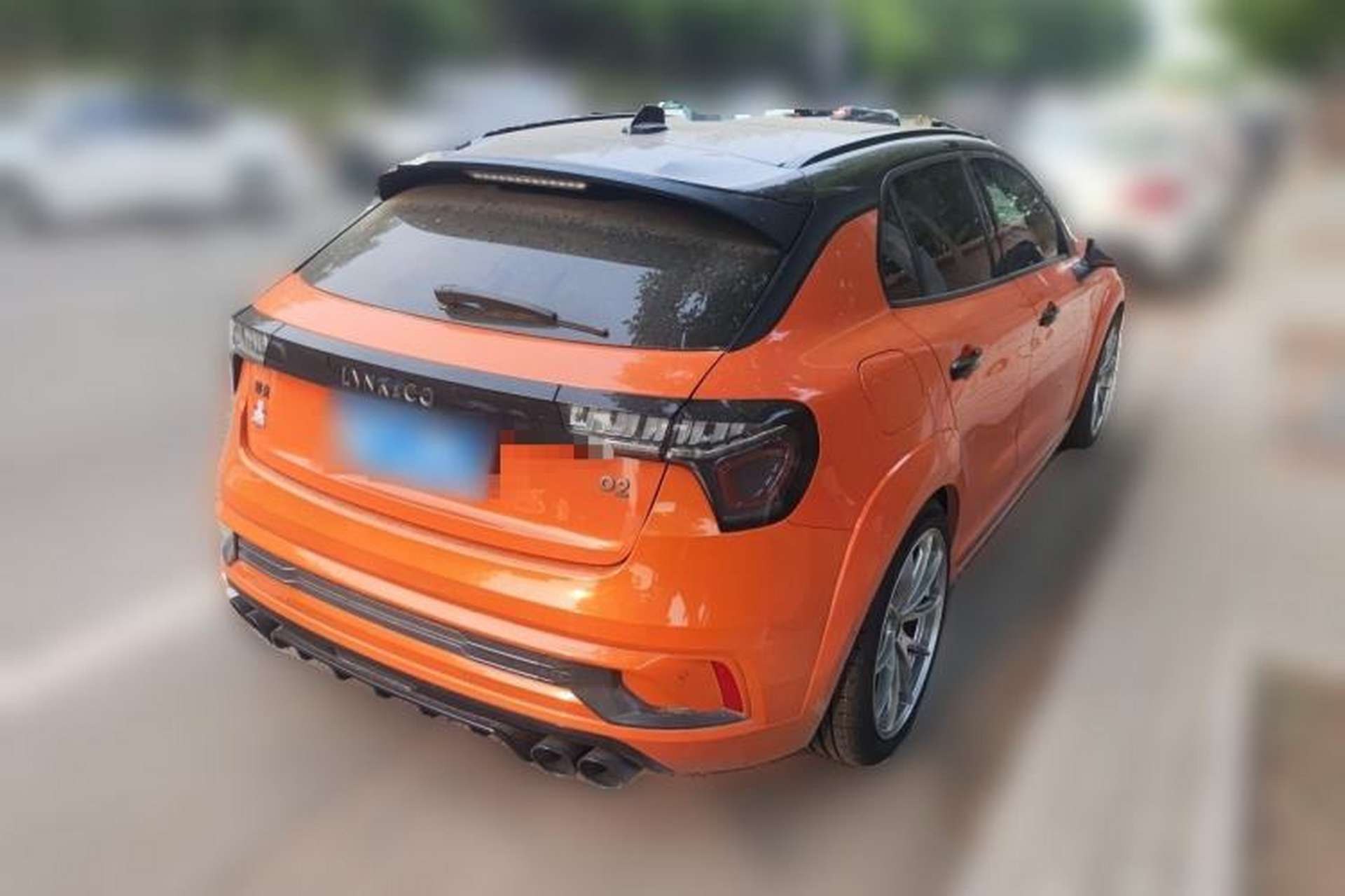 Used Lynk & Co 02 Hatchback 2021 2.0TD Halo Rear Right 45 Deg