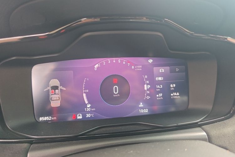 Used Lynk & Co 02 Hatchback 2021 2.0TD Halo Odometer Close Up