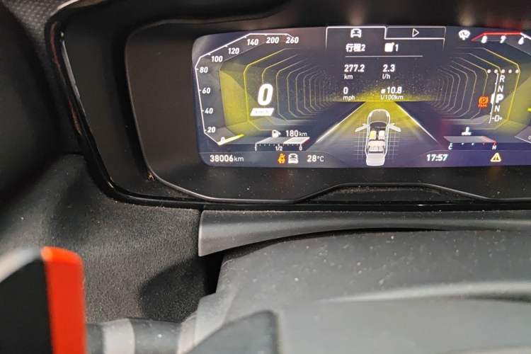 Used Lynk & Co 02 Hatchback 2021 2.0TD Halo Odometer Close Up