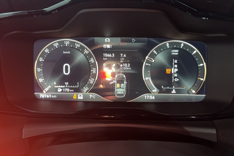 Used Lynk & Co 02 Hatchback 2021 2.0TD Halo Odometer Close Up