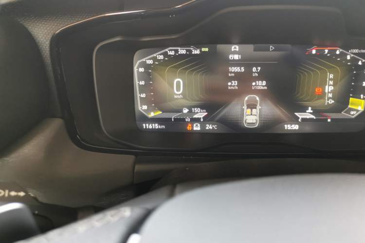 Used Lynk & Co 02 Hatchback 2022 2.0TD Pro Odometer Close Up