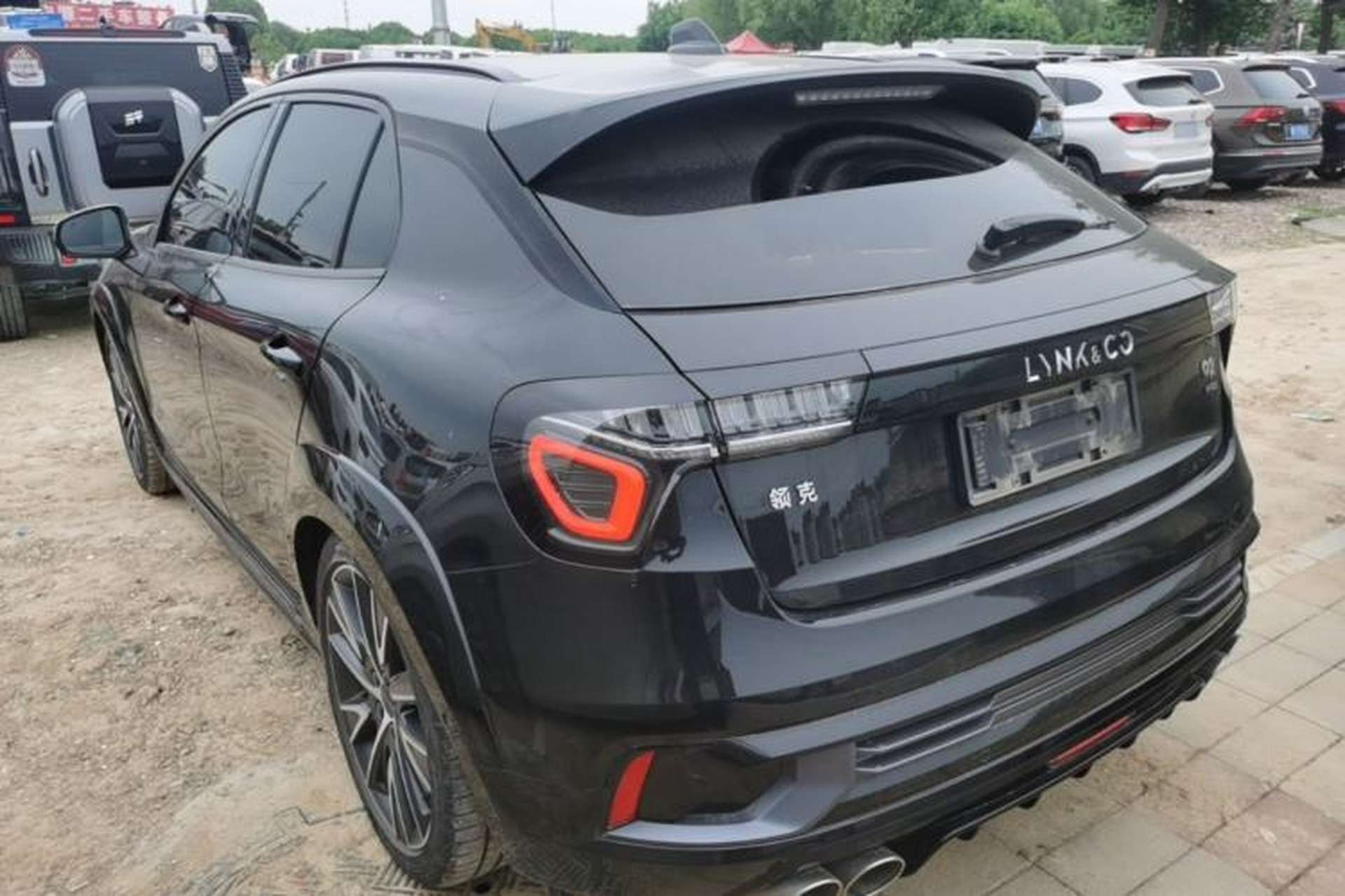 Used Lynk & Co 02 Hatchback 2022 2.0TD Pro Rear Left 45 Deg