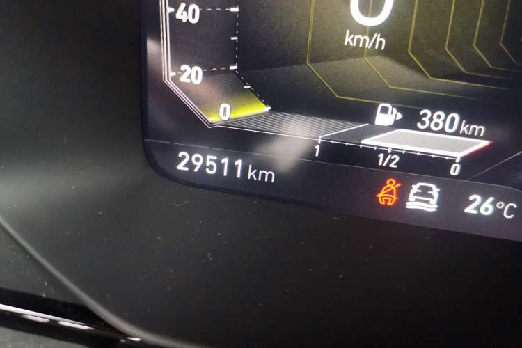 Used Lynk & Co 02 Hatchback 2022 2.0TD Pro Odometer Close Up