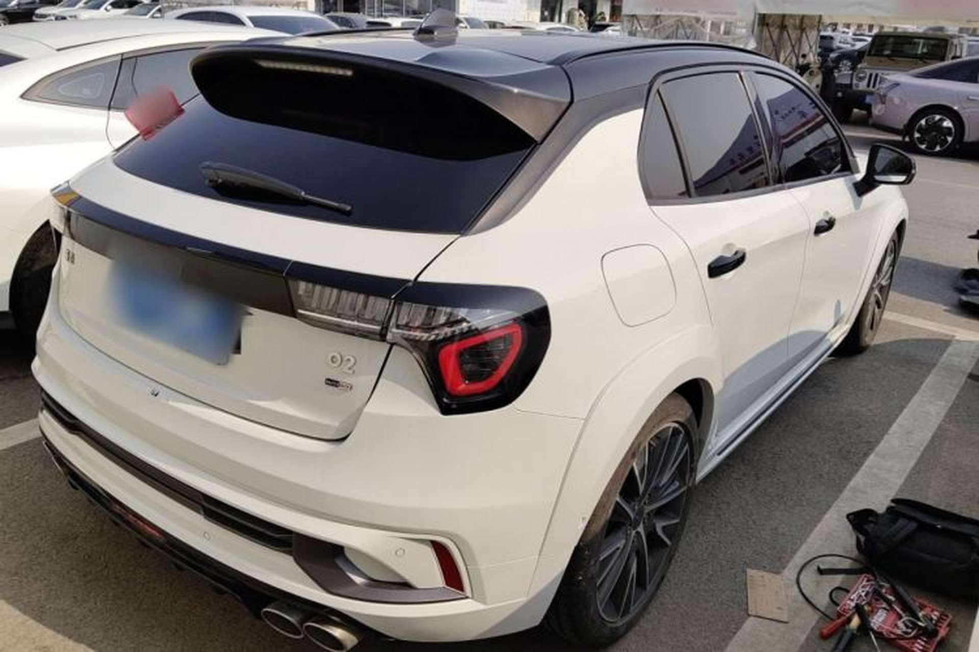 Used Lynk & Co 02 Hatchback 2022 2.0TD Pro Rear Right 45 Deg